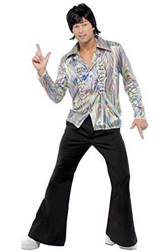 Fato de Homem DISFRAZZES Disco Retro Psicadélico 70'S (Tam: L) SMKMI - Fantasias - fato, homem, disfraze, retro, psicadélico, 70s