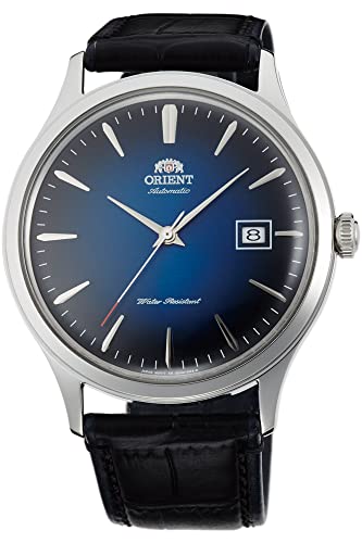 Relógio Masculino ORIENT Bambino Automatic FAC08004D0 Orient - Relógios - aço inoxidável, corrente 20 mm, mostrador azul, automático