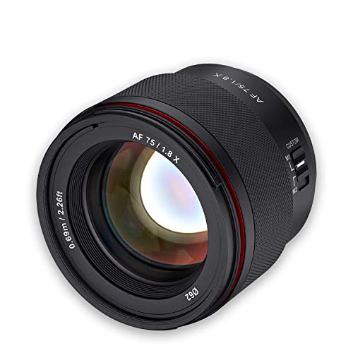 Objetiva Samyang AF 75mm F1.8 para Fujifilm X Samyang - Lentes de câmera - 75mm, f1.8, fujifilm x, autofocus