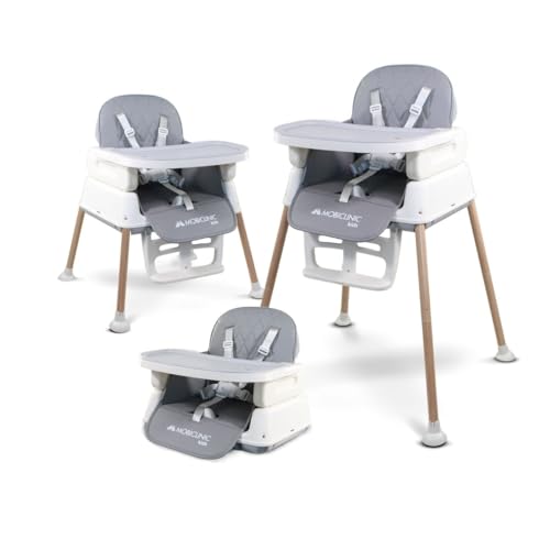 Cadeira de Alimentação MOBICLINIC Kiara Cinza Mobiclinic - Cadeiras altas e assentos elevatórios - cadeira, alimentação, cinza