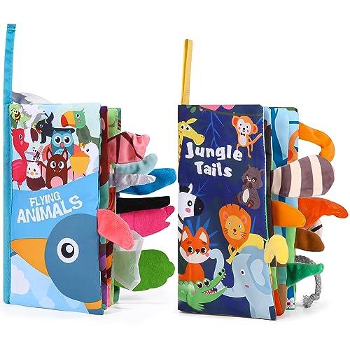 Jogo Didático ZAWAER Livros de Tecido Blandos para bebés Zawaer - Brinquedos - didático, tecido, bebés