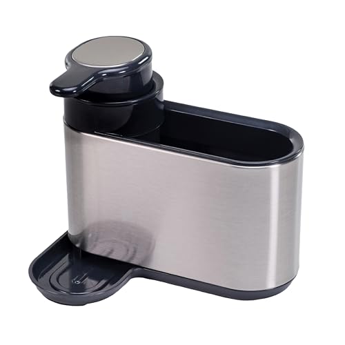 Dispensador de Sabão Cocina ERREKE (Prateado - Aço inoxidável) Erreke - Dosadores de sabão e loção - prateado, aço inoxidável, 300 ml
