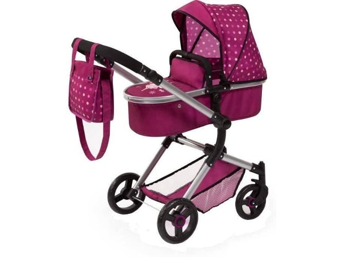 Carrinho de Bebé BAYER NEO Vario (Castanho - 39x40x83 cm) Bayer Design - Acessórios para bonecas e figuras de ação - castanho, 39x40x83 cm, altura ajustável, anti-pinos