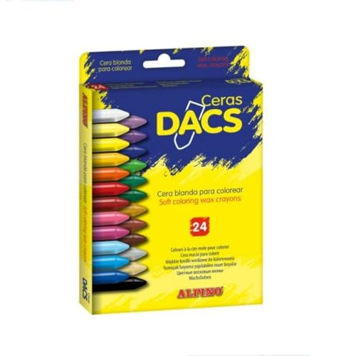 Lápis de Cor ALPINO (Multicor - 24 Unidades) Dacs - Organizadores de mesa - multicor, 24 unidades, ponta grossa, uso escolar