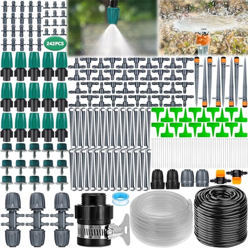 Conjunto de Gotas para Irrigação Automática 40M+6M ZLPBAO ZLPBAO - Globos e espetos de rega - irrigação, automática, 40m, 6m