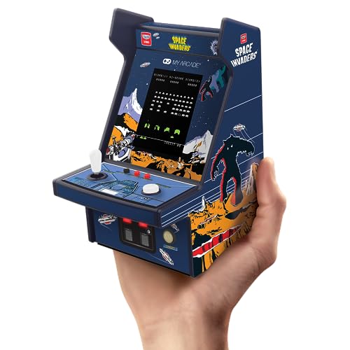 Consola de Jogo Portátil Space Invaders Micro Player Pro (Idade Mínima Recomendada: 10 anos) My Arcade - Consolas de videojogos - portátil, Space Invaders, micro player pro