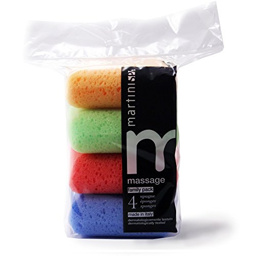 Esponja de Massagem MELISSA & DOUG Color Quadrada (37 g) MartiniSPA Massage Color - Esponjas de banho e buchas - esponja, massagem, melissa & doug, color quadrada
