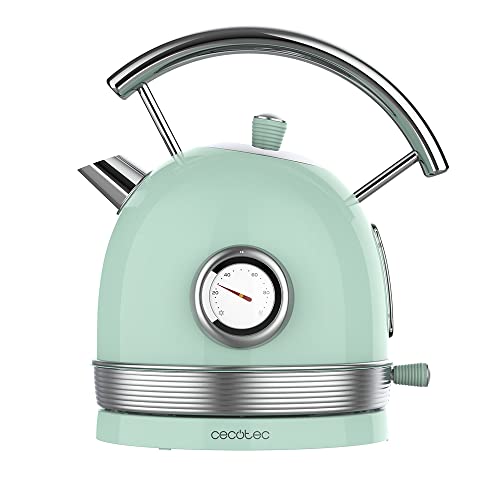 Cecotec Thermo Sense 420 Light Green Chaleira Elétrica 1.8 L 2200 W Preto Verde Cecotec - Eletrodomésticos de cozinha - chaleira elétrica, 1.8 l, 2200 W, preto-verde