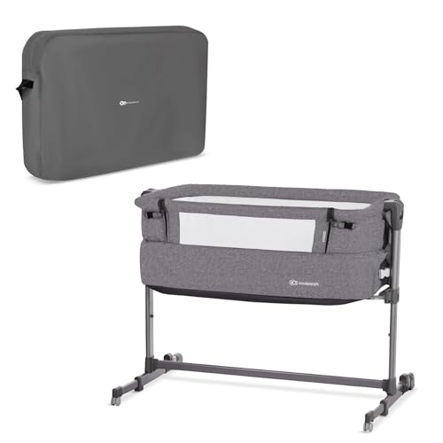 Berço KINDERKRAFT Nest Up (Cinzento - 60x120x68 cm) KINDERKRAFT - Móveis para bebês e crianças pequenas - berço 2 em 1, bebés recém-nascidos, 9 kg, viagem