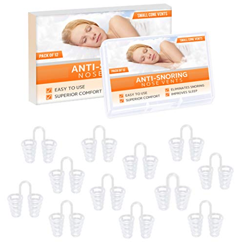 Dilatador Nasal Para Aliviar A Pressão Das Fosas Nasais (Paquete De 12 Pequeño) Válvulas De Silicone Duro Lock Sourcing Ltd - Máscaras de gás e respiradores - dilatador nasal, fossa nasal, válvulas de silicone, ajustável