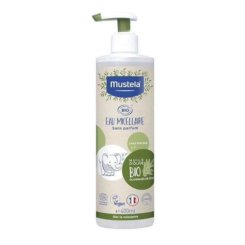 Água Micelar Mustela Bio (400 ml) - Preto Mustela - Limpadores faciais - micelar, 400 ml, preto