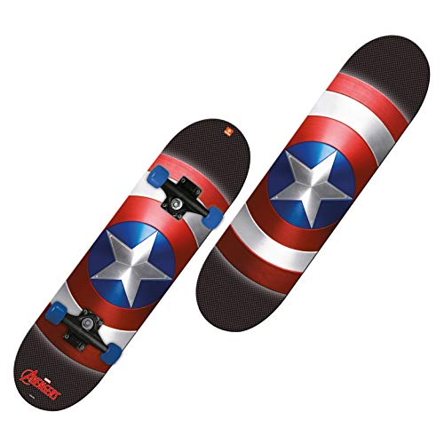 Conjunto de Escadas MONDO Skateboard Capitão América Mondo - Skates - conjunto, escadas, MONDO, Skateboard, capitão américa, rodas