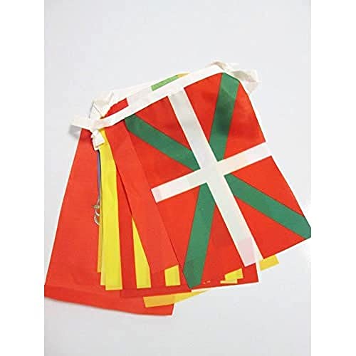 Bandeira AZ FLAG Guirnalda 6 Metros 19 Banderas de Las 19 Comunidades Autónomas de España AZ FLAG - Fitas e cortinas de festa - 19 comunidades autónomas, 6 metros, poliéster, guirnalda