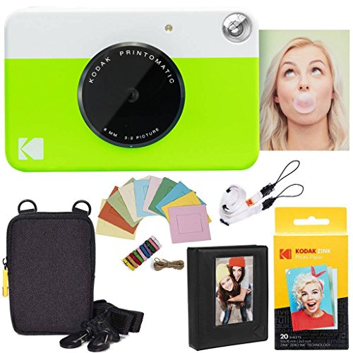 Máquina Fotográfica Instantânea KODAK Smile Classic Verde Kodak - Câmeras digitais - fotográfica instantânea, flash incorporado, impressão directa, 5MP, 80 segundos