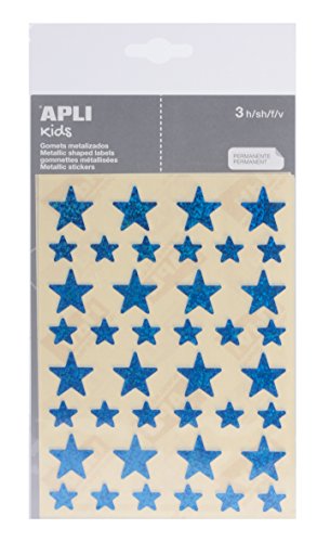 Autocolantes Decorativos APLI Estrelas (12,5 mm) APLI - Enfeites e acabamentos - autocolantes, estrelas, decorativos