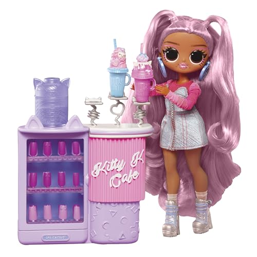 L.O.L. Surprise! Sweet Nails Kitty K Café (Idade Mínima Recomendada: 3 anos) MGA Entertainment - Bonecas - nail, kitty, café, 3 anos