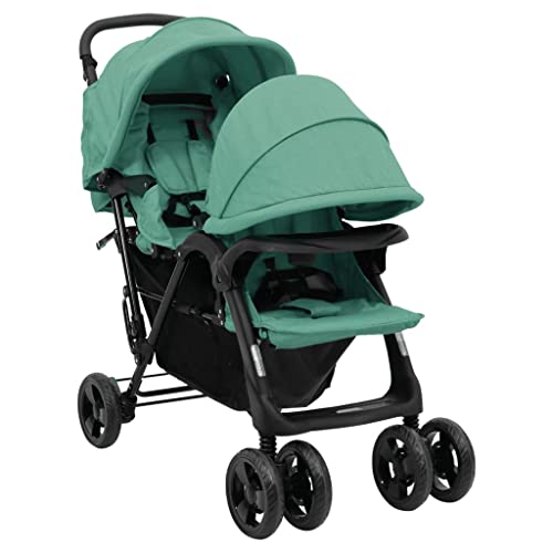 Carrinho Vagão VIDAXL Dobrável 2 Em 1 (Verde) vidaXL - Móveis para bebês e crianças pequenas - dobrável, 2 em 1, verde