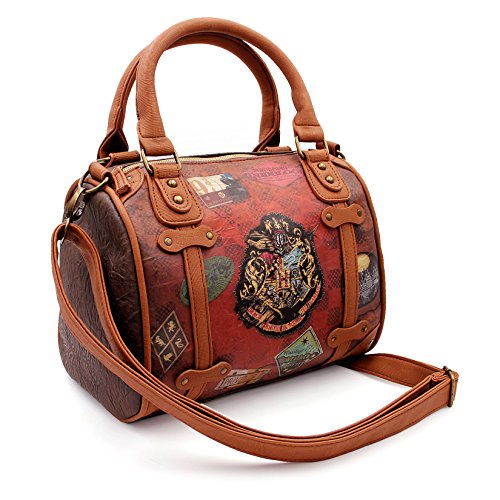 Bolsa de Ombro HARRY POTTER Chest (Castanho) KARACTERMANIA - Bolsas - asas curtas, compartimento único, correia ajustável, dimensões 18,5 x 25 x 15 cm