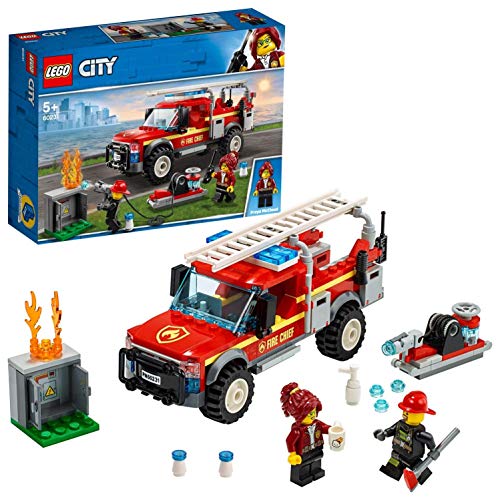 LEGO City - Camião de Intervenção do Chefe de Bombeiros (Idade Mínima Recomendada: 4 anos) LEGO - Blocos de encaixe - lego city, camião de intervenção, chefe de bombeiros, 4 anos