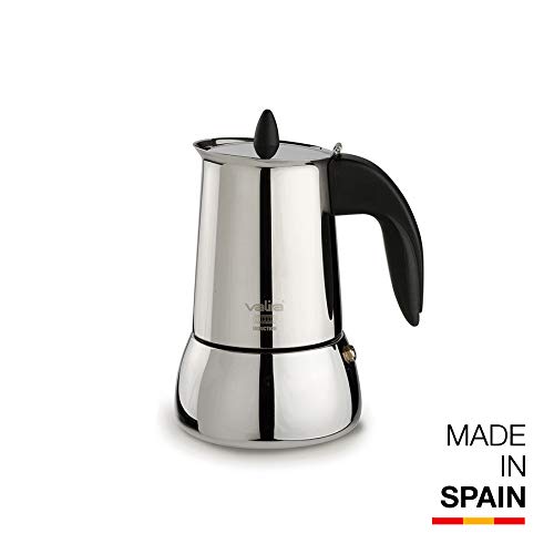 Cafeteira de Filtro VALIRA Isabella (4 Chávenas) VALIRA - Cafeteiras elétricas e de fogão - italiana, inox, 4 chávenas, 18/10 aço