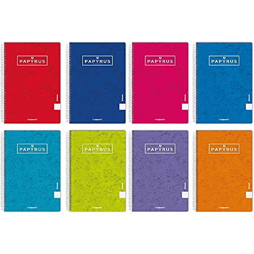Caderno UNIPAPÉL Papyrus 03-UNICLASIC (A4 - 21x29.7cm) Grafoplás - Cadernos e bloco de notas - a4, 21x29.7cm, 90g/m, espiral à prova de sair