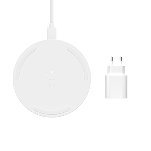 Belkin Boost Charge Wireless Pad Branco Belkin - Adaptadores de energia e carregadores - 15W, led, anti-deslizante, sem fios