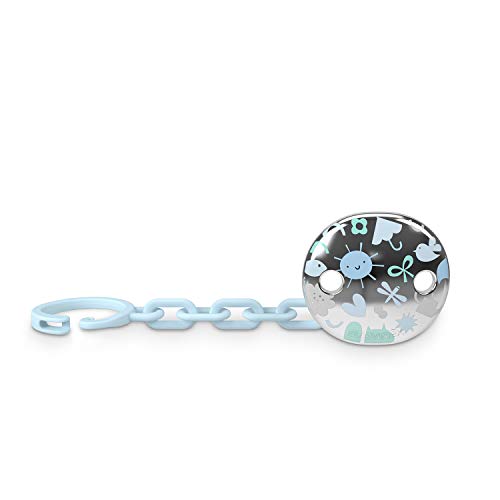 Porta-Chucha Suavinex Jewel 0 Meses Azul Suavinex - Clipes e suportes para chupetas - anel, pendurar, 0+ meses, fácil de limpar