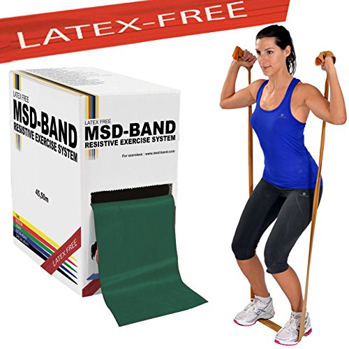 Tira de Musculação MSD SPORTS 45-50 mm (Verde) MSD-Band - Bandas de exercício - musculação, 45-50 mm, verde