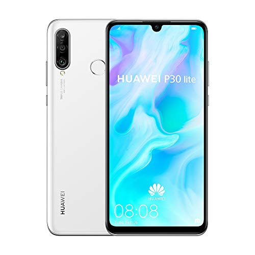 Smartphone HUAWEI P30 Lite (6.15'' - 4 GB - 128 GB - Branco) HUAWEI - Telemóveis - 6.15, 4 GB, 128 GB, led, Android 9.0