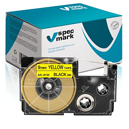 Etiquetadora SPECMARK XR-9YW Amarelo sobre Preto specmark - Consumíveis de impressora - etiquetadora, specmark xr-9yw, amarelo sobre preto, cartuchos impressão, cinta etiquetas, tamanho fita