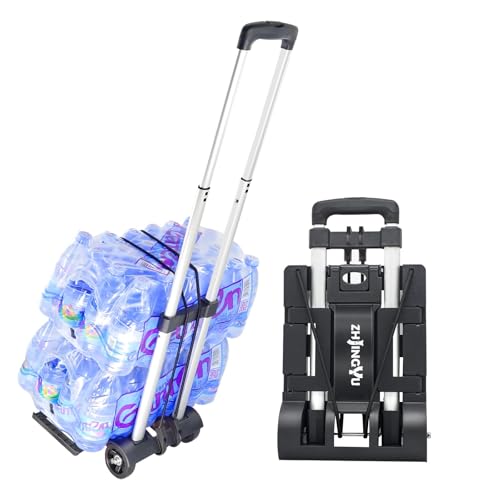 Mala Transportadora ZHJINGYU 4 Rodas com Mola ZHJINGYU - Carrinhos de mão - 4 rodas, mola, dobrável, compacta