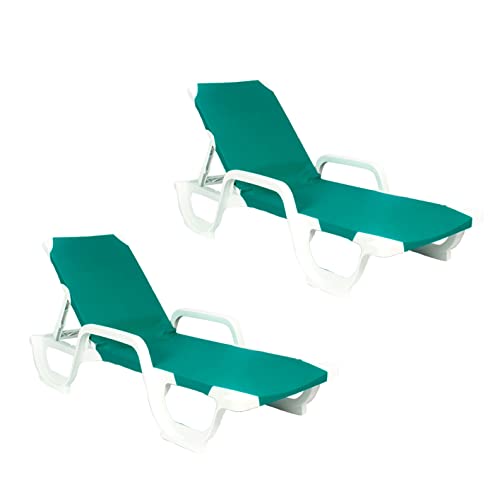 Conjunto de 2 Espreguiçadeiras de Jardim LENA CEVICOSTA - Móveis de exterior - conjunto, espreguiçadeiras, jardim, leña