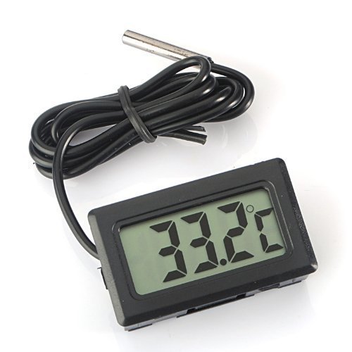 Termómetro Digital Lcd com Sensor Externo para Frigorífico Congelador Refrigeração WINGONEER® - Termômetros domésticos - digital, lcd, sensor externo, frigorífico, congelador