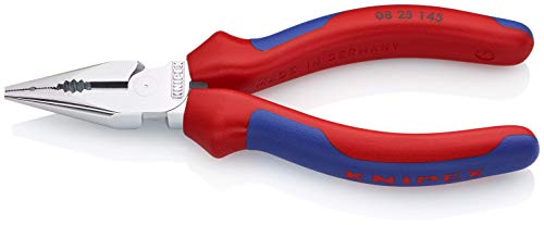 Knipex 08 25 145 alicate Alicates de pontas compridas KNIPEX - Grampos de ferramentas e tornos - 145 mm, 145 mm, 150 N, azul vermelho