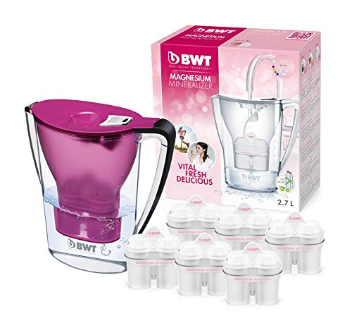 Bwt Penguin 0.75L Preto, Branco, Azul (Pequeno Almoço) BWT - Jarras e garrafas para servir - 1.5l, filtro lavável, cartucho, preto branco azul