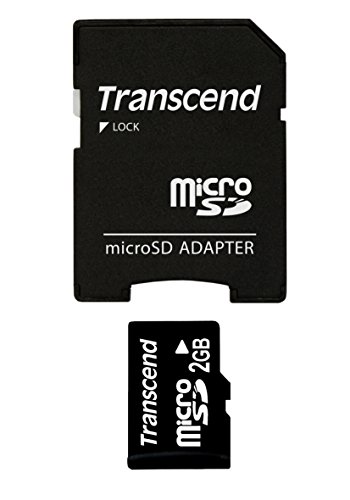 Cartão de Memória TRANSCEND TS2GUSD (MicroSD - 2 GB) Transcend - Cartões de memória flash - 2 GB, microsd, classe 4, 20 MB/s, adaptador sd