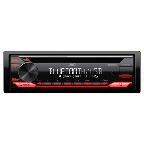 Autorrádio JVC KD-T822BT (Bluetooth Mãos Livres - 1 USB - 50W x4) JVC - Áudio - bluetooth, usb, 50w x4, eq grafico