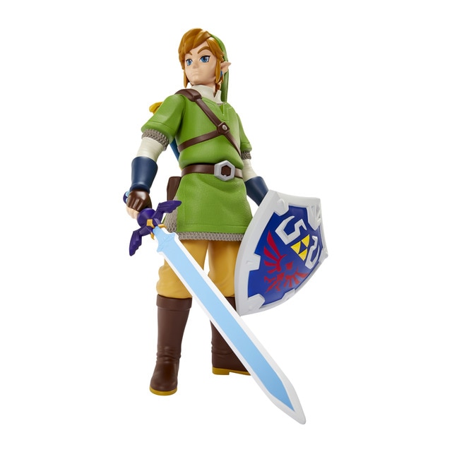 Figura NINTENDO The Legend of Zelda: Link (Idade Mínima Recomendada: 4 anos) Jakks Pacific - Bonecos de ação e brinquedo - link, pvc, 50 cm, arma, escudo