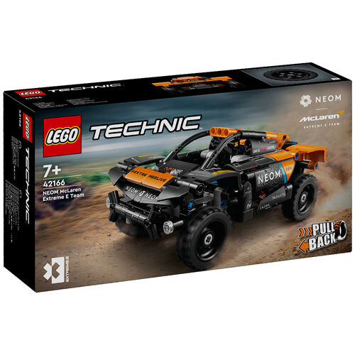 LEGO Technic - McLaren Extreme E Race Car (Idade Mínima: 7) LEGO - Brinquedos de conjunto de construção - LEGO Technic, mclaren, carro de corrida, extreme e, carga manual, potência