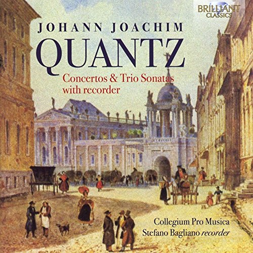 CD Quantz - Concertos & Trio Sonatas (1 CDs) BRILLIANT CLASSICS - Cds de música - cd quantz, concertos, trio sonatas