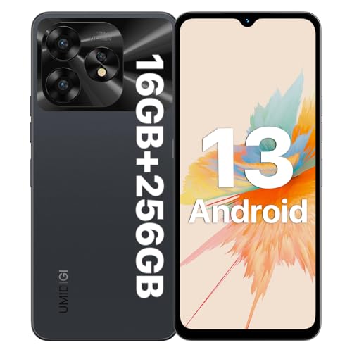 Smartphone Umidigi A15 (6.67'' - 8 GB - 256 GB - Preto) UMIDIGI - Telemóveis - 6.67 polegadas, 8 gb, 256 GB, preto