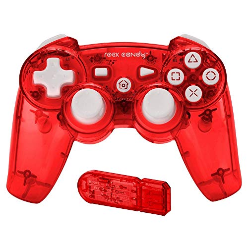 Comando PS3 ROCK CANDY (Wireless - Vermelho) PDP - Controlos de jogo - sem fios, ergonômico, usb, rf