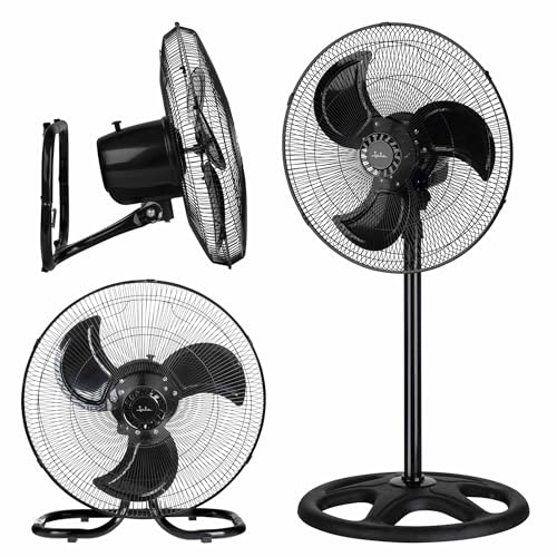 Ventoinha de Pé JATA JVVP3046 (3 velocidades - 90 W - Diâmetro: 40 cm) Jata - Ventiladores - 3 velocidades, oscilação automática, montagem fácil, potência 90 W