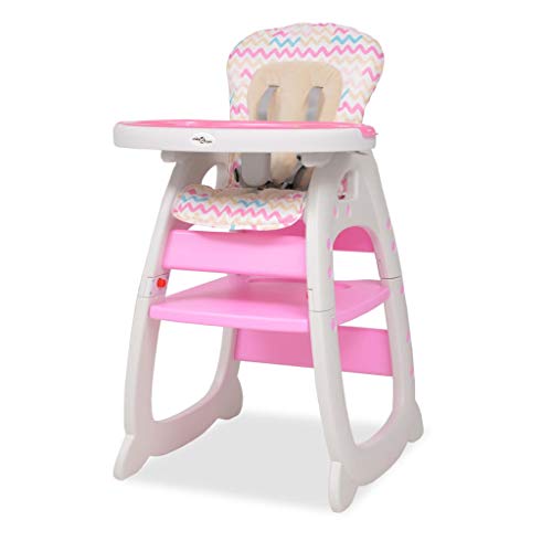 Cadeira de Refeição VIDAXL (Rosa - Poliéster - 72 x 62,5 cm) vidaXL - Móveis para bebês e crianças pequenas - rosa, poliéster, 72 x 62,5 cm