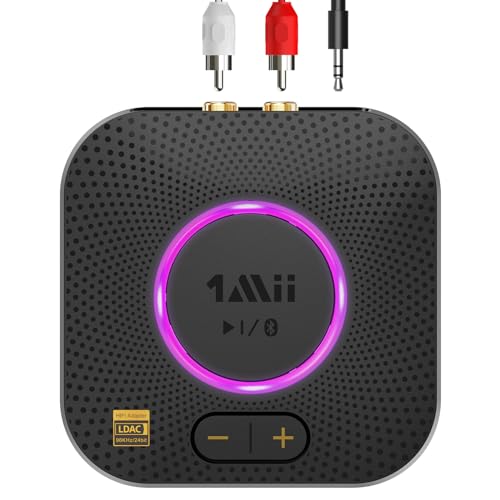 Adaptador Bluetooth 1Mii B06S+ LDAC Receptor Bluetooth 5.2 HiFi 1Mii - Acessórios para receptores de áudio e vídeo - bluetooth, hi fi, aptx, hd, ldac