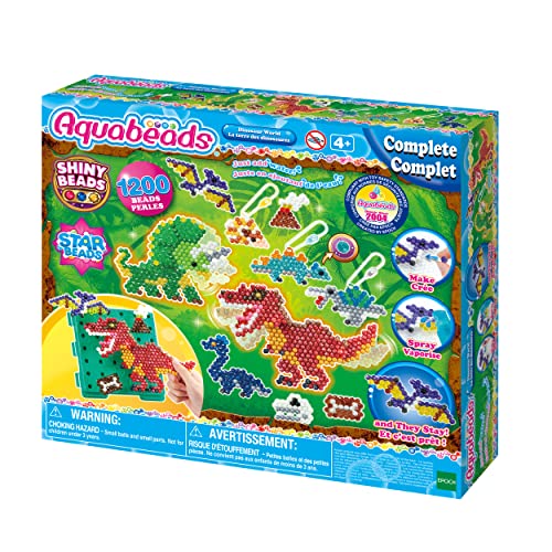 Kit de artesanato para crianças AQUABEADS 31994 (8 anos) EPOCH - Meios de pintura - criaturas, 1200 perlas, bases de criatividade, 8 anos