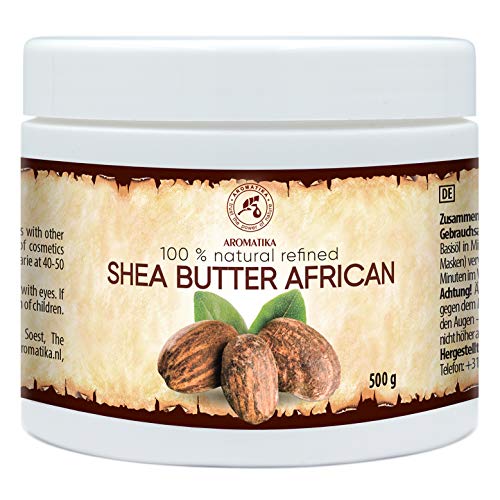 Manteiga de Carite Purea 500G Refinada África Gana AROMATIKA trust the power of nature - Loção e hidratante - manteiga, carite, purea, refinada, africa, gana