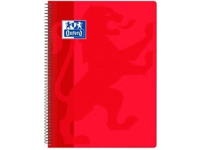 Caderno OXFORD Spiral (Branco - A4 - Quadriculado) Oxford - Cadernos e bloco de notas - quadriculado, a4, fecho espiral, 80g/m