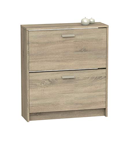 Sapateira de Pé com Prateleiras Pitarch | 82x74x25cm - Robles Muebles Pitarch - Conjuntos de móveis - prateleiras, 82x74x25cm, robles, melamina