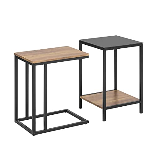 Mesa de Apoio SOBUY FBT99-F (Castanho - 40 x 40 x 60 cm) sobuy - Mesas de centro - 40 x 40 x 60 cm, castanho, 2,5 kg, 11,6 kg